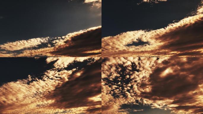 【HD天空】天光云影高积云层暗色云景唯美