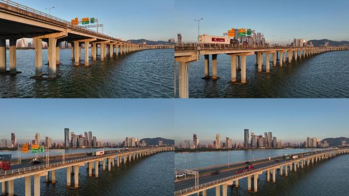 沿江高速与城市