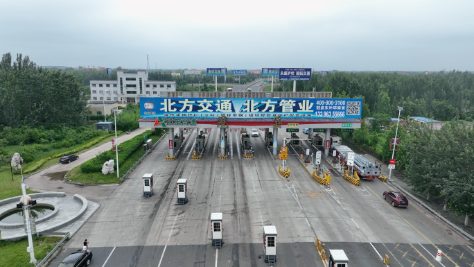 冠县济馆高速路口航拍