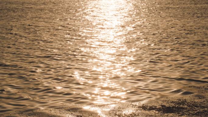 金色夕阳-波光粼粼水面一组