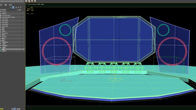 演播室3D MAX模型3D工程源文件下载