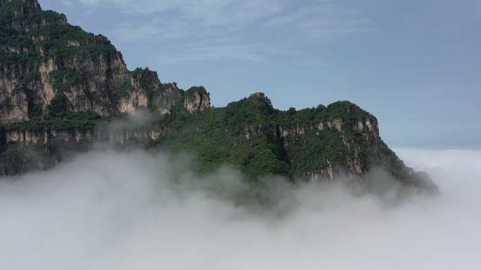 国家地理航拍太行山云海