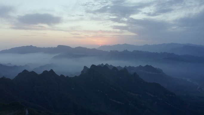 水墨风山水意境唯美大气风景