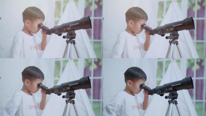 男童望远镜