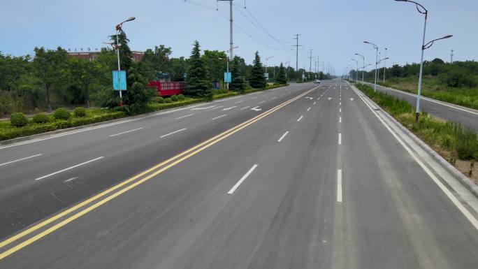 4k原创城市生态环境车流交通C