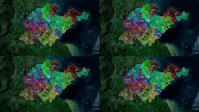 山东地图区位