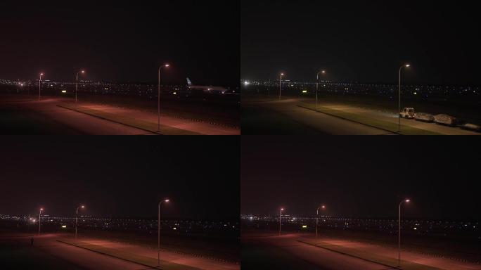 夜间机场