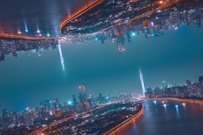 镜像广州/赛博广州/广州夜景/房地产