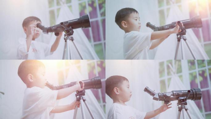 男童望远镜1