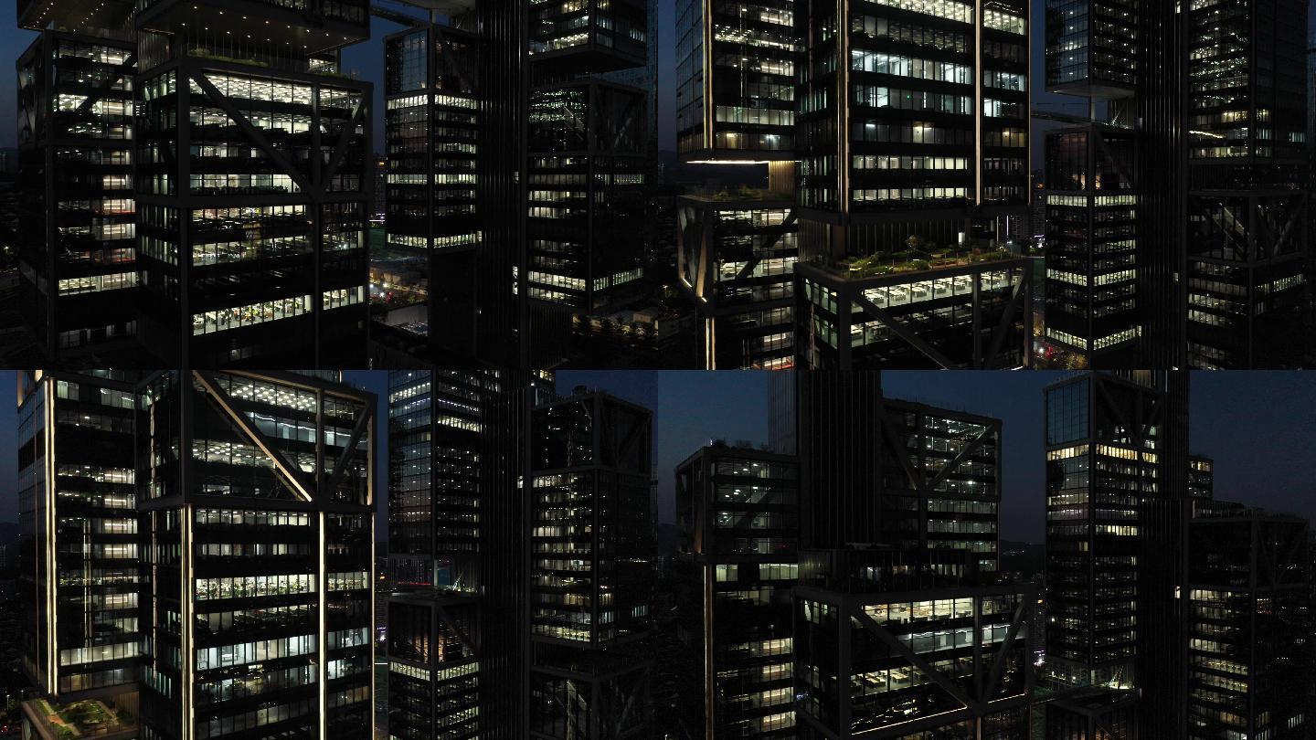 【正版原创】大疆总部天空之城夜景航拍_3840X2160_高清视频素材下载(编号:8677546)_实拍视频_光厂(VJ师网) www