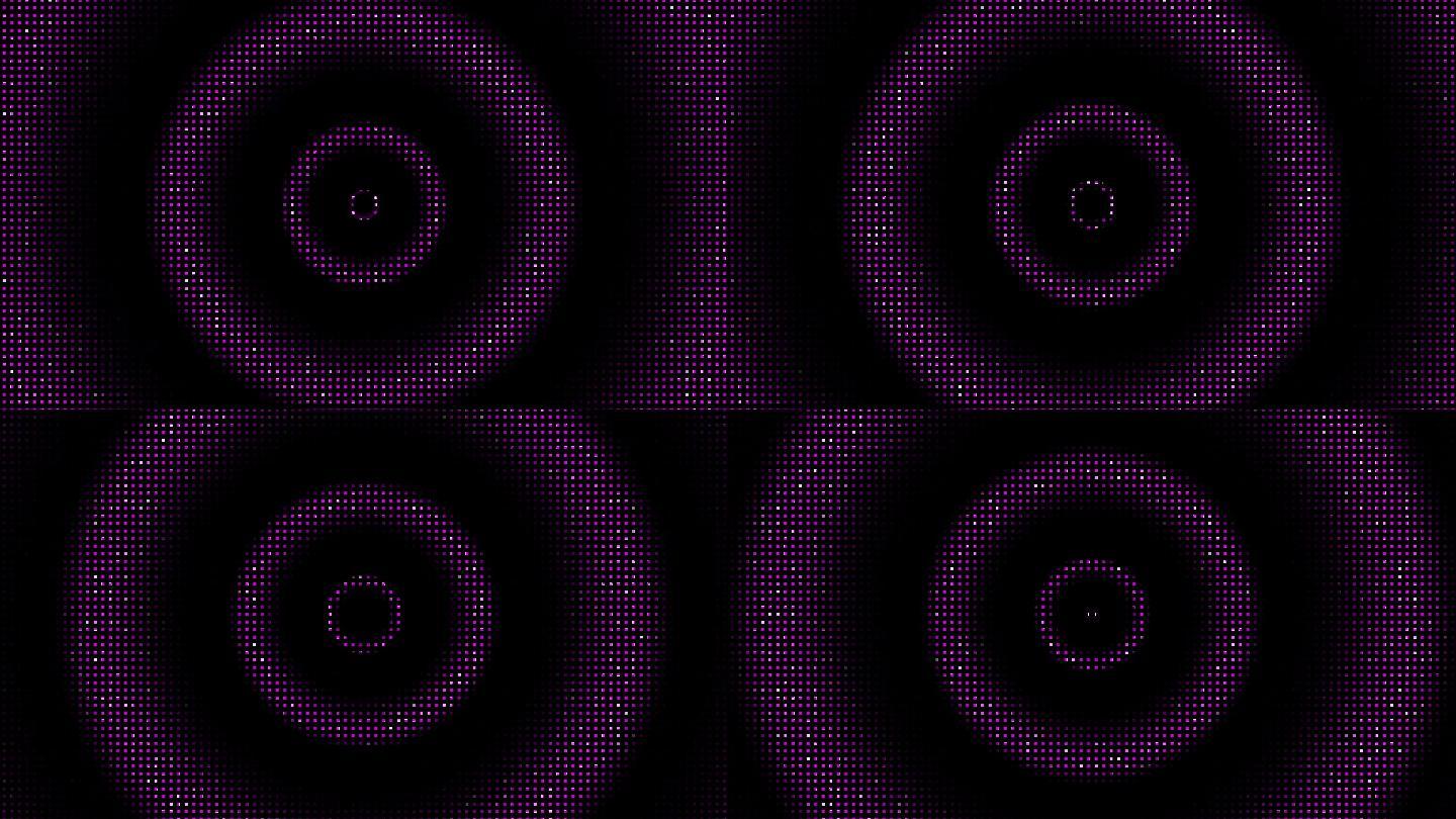 紫色圆圈圆环动感动画-循环2