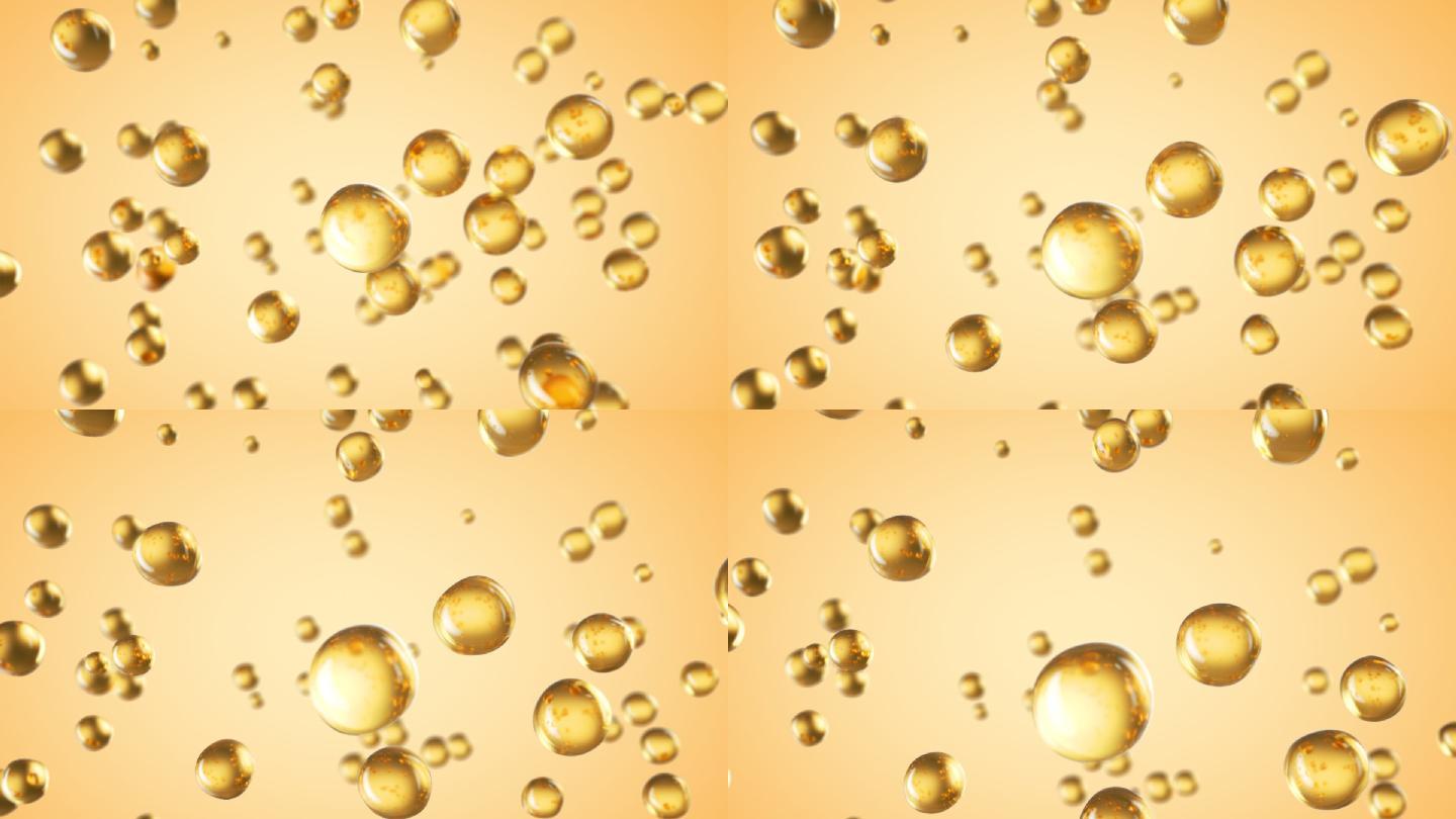 精华 分子 油粒 营养物质 粒子