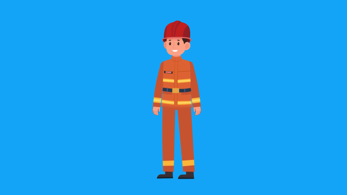 【最新原创】消防安全MG动画人物AE模板