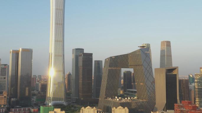 北京航拍 国贸 中国尊 央视大楼（2）
