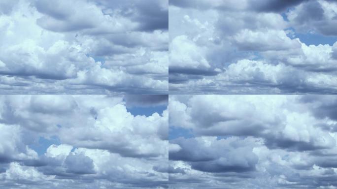 天空云延时蓝天白云动态云延时摄影
