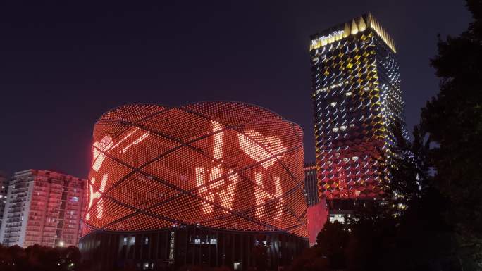 汉秀剧场瑞华酒店夜景hdr