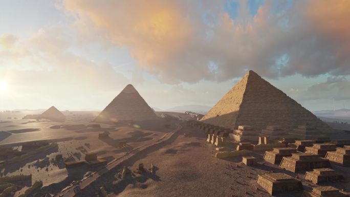 埃及胡夫金字塔-4K