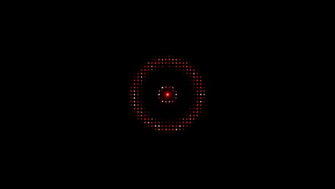 红色圆圈圆环动感动画-通道循环3