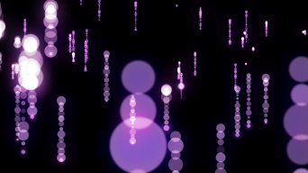 紫色发光粒子落下视频素材