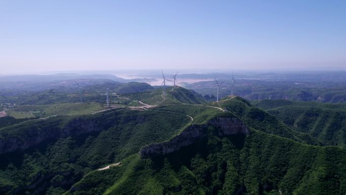 河南济源黄河三峡航拍4k