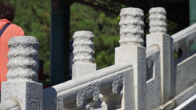 石桥拱桥栏杆雕刻石刻雕塑古建筑