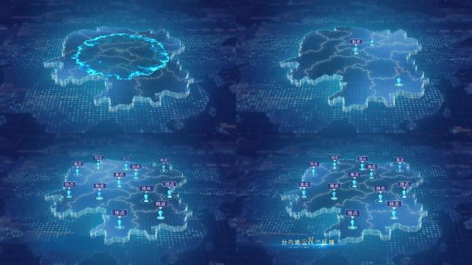 湖南省-区位分布地图