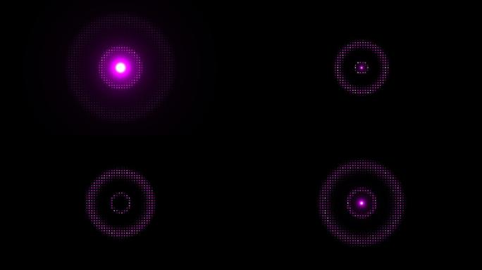 紫色圆圈圆环动感动画-通道循环3