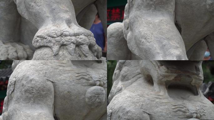 石狮子雕塑石刻狮子滚绣球