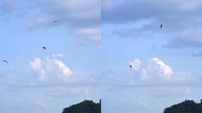 极限运动高空滑翔伞