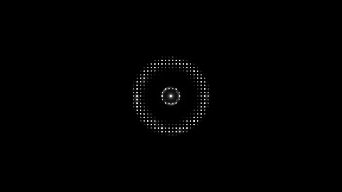 银色圆圈圆环动感动画-通道循环3