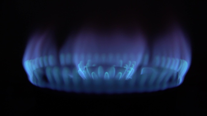 【4K】燃气灶打火素材、火焰、蓝色火焰