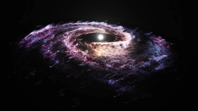 宇宙星云粒子银河循环