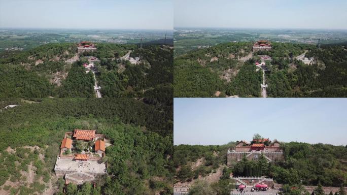 睢宁 岠山 宗山禅寺 寺庙 航拍C022