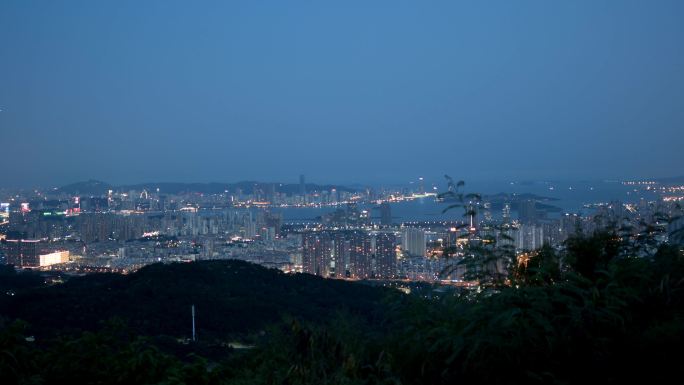 厦门鼓浪屿日转夜及夜景延时摄影