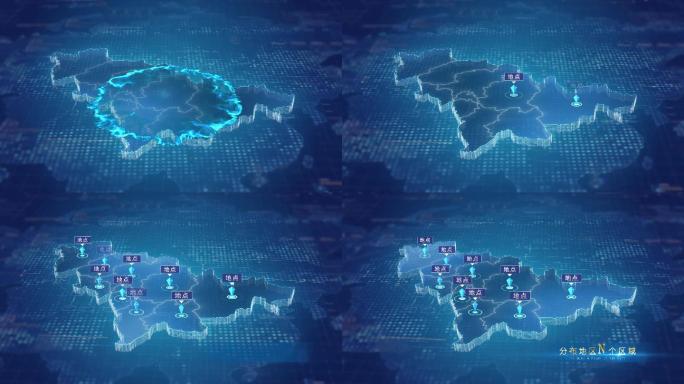 吉林省-区位分布地图