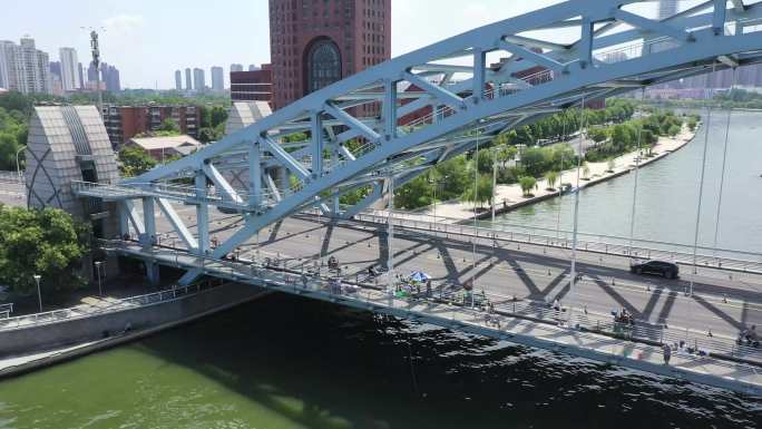 4K 天津 海河 国泰桥  解放桥大沽桥