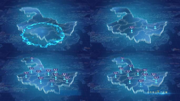 黑龙江省-区位分布地图