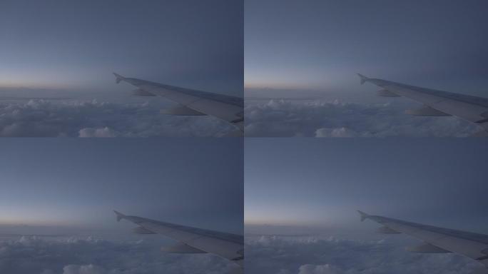 4K南航客机窗外视频素材