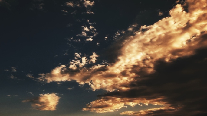 【HD天空】黄昏色调天光云影暗色大片云景