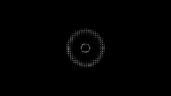 银色圆圈圆环动感动画-通道循环4