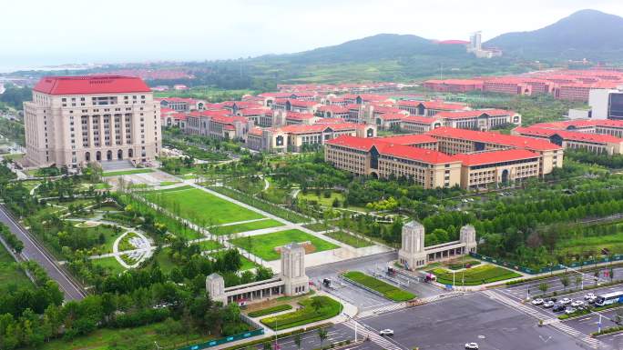 航拍山东大学 -山大青岛校区