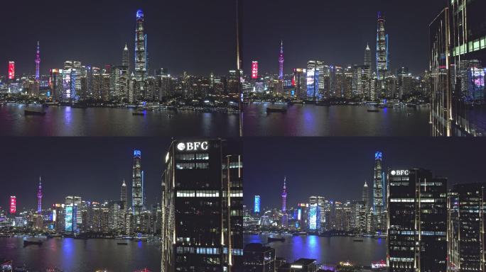 上海外滩枫泾BFC外滩金融中心城市航拍