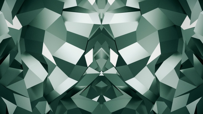 【4K时尚背景】几何分形镜像抽象图形空间