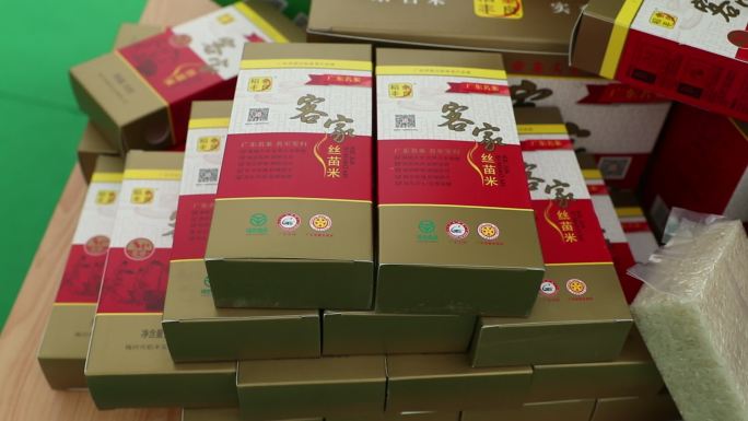 广东丝苗米大米水稻袋包装产品特写10