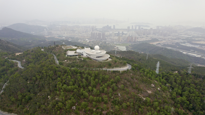 4K航拍厦门蔡尖尾山天语舟素材