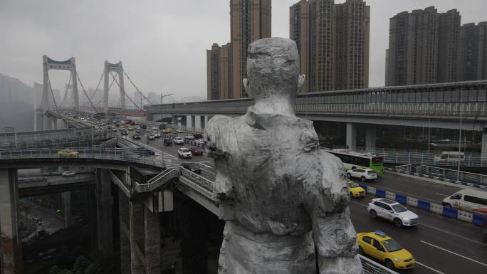 重庆建川博物馆 雕像 抗日 英雄 纪念碑