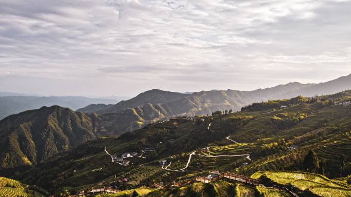 溆浦山背花瑶梯田景区