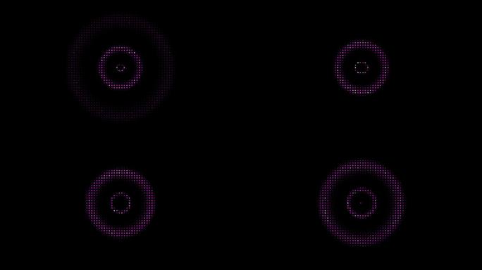 紫色圆圈圆环动感动画-通道循环4