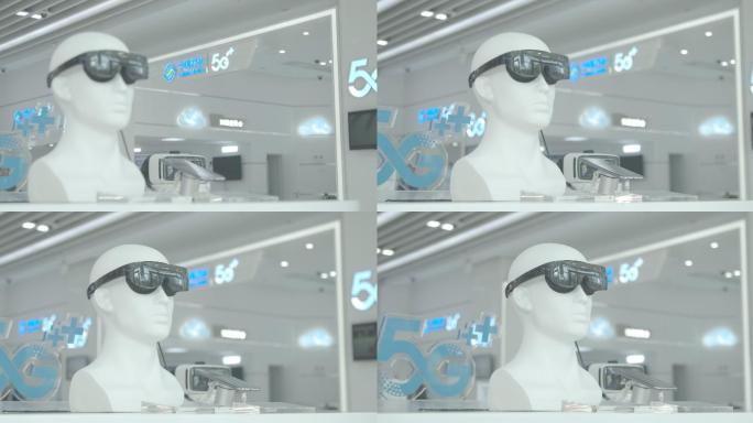 科技感眼镜华为VR眼镜5G网络科幻
