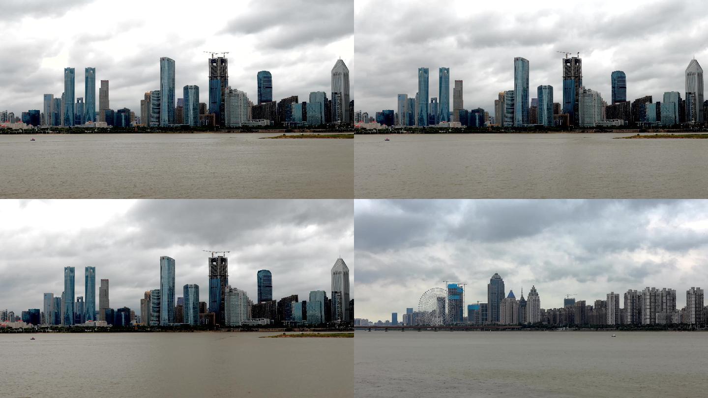 城市大气江景延时摄影（4K）